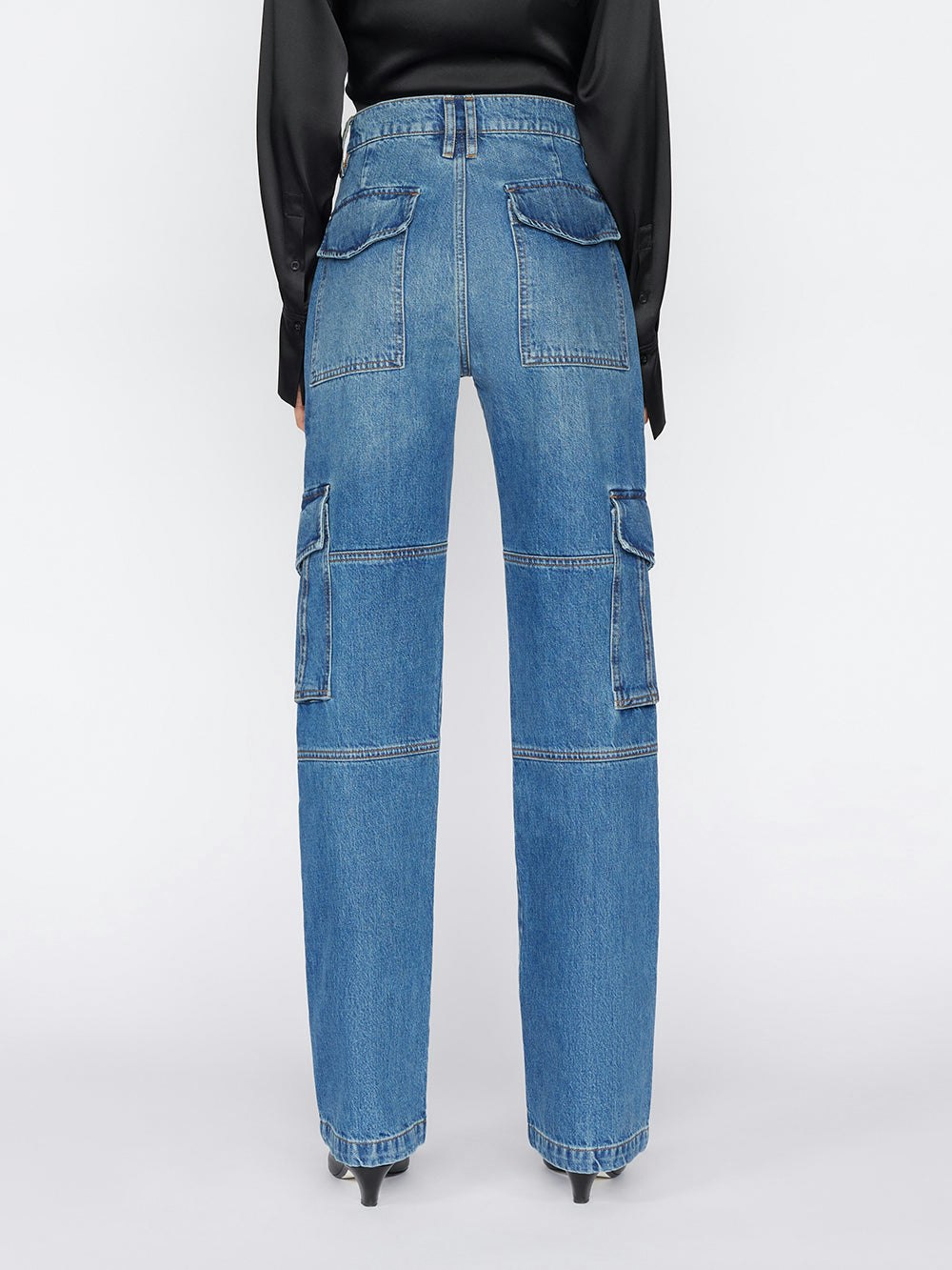 jeans back view